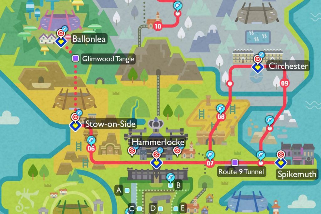 Pokémon Shield Galar Region