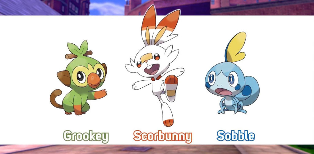 Pokémon Shield Switch Starters