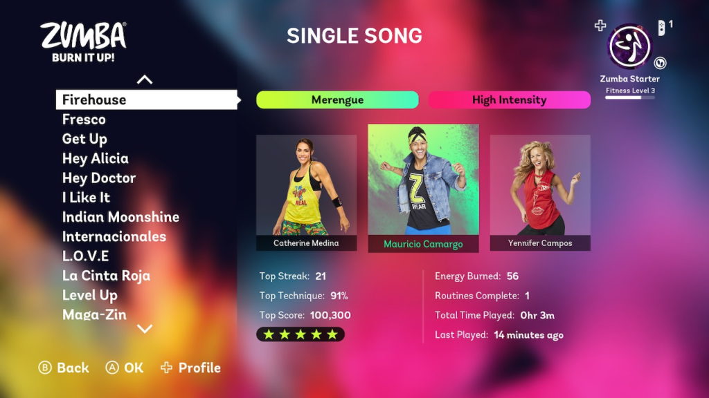 Zumba Burn It Up Nintendo Switch