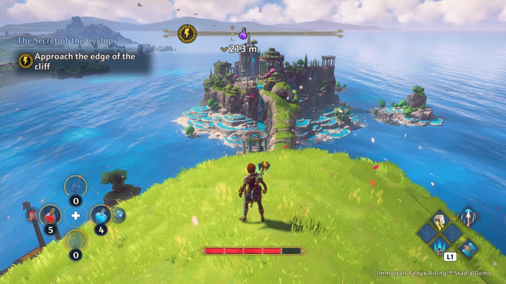 Immortals Fenyx Rising has a vast open world