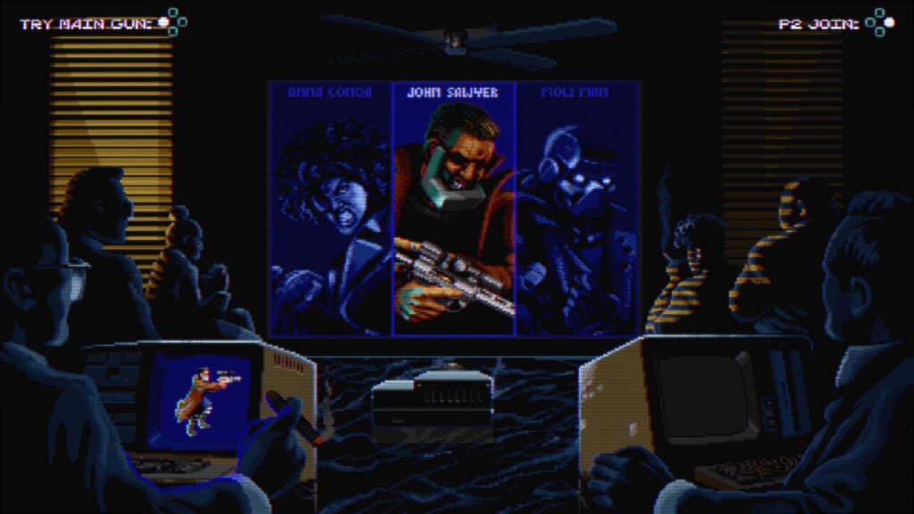 Huntdown character select