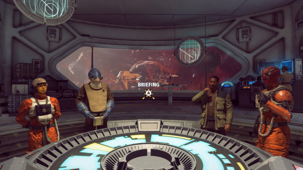 Squadrons Briefing Room