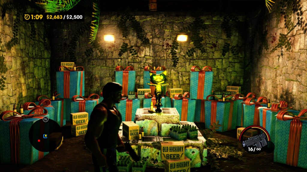 The victory prizes from the Genki mini game