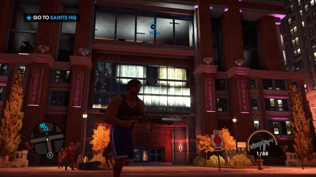 The leader of the Saints preparing HQ