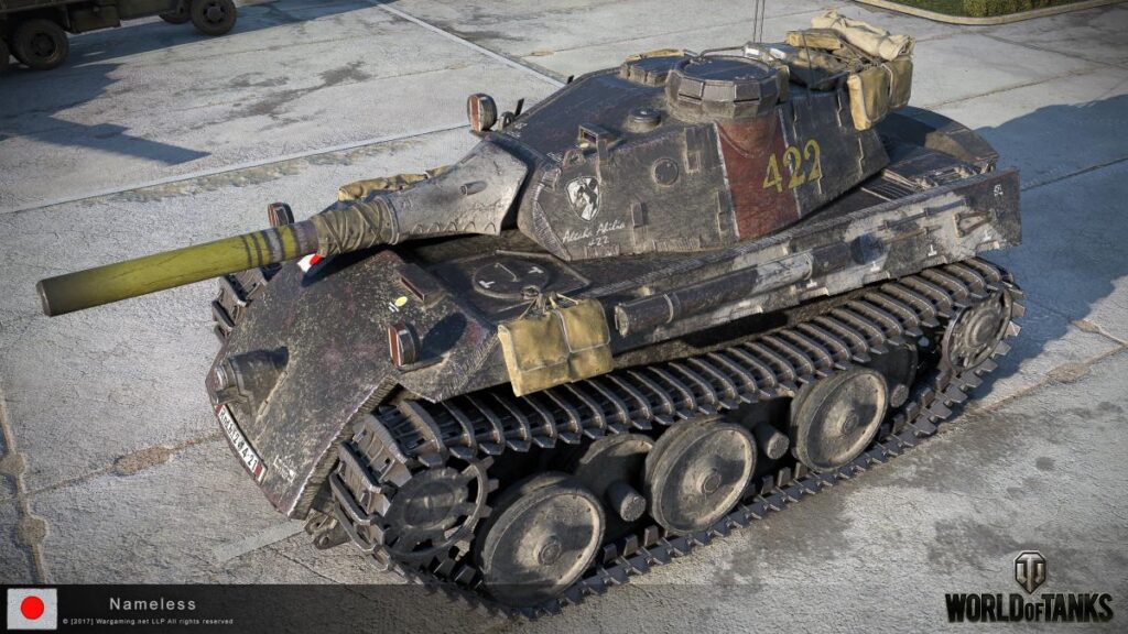 Word of Tanks'...The Nameless top down view
