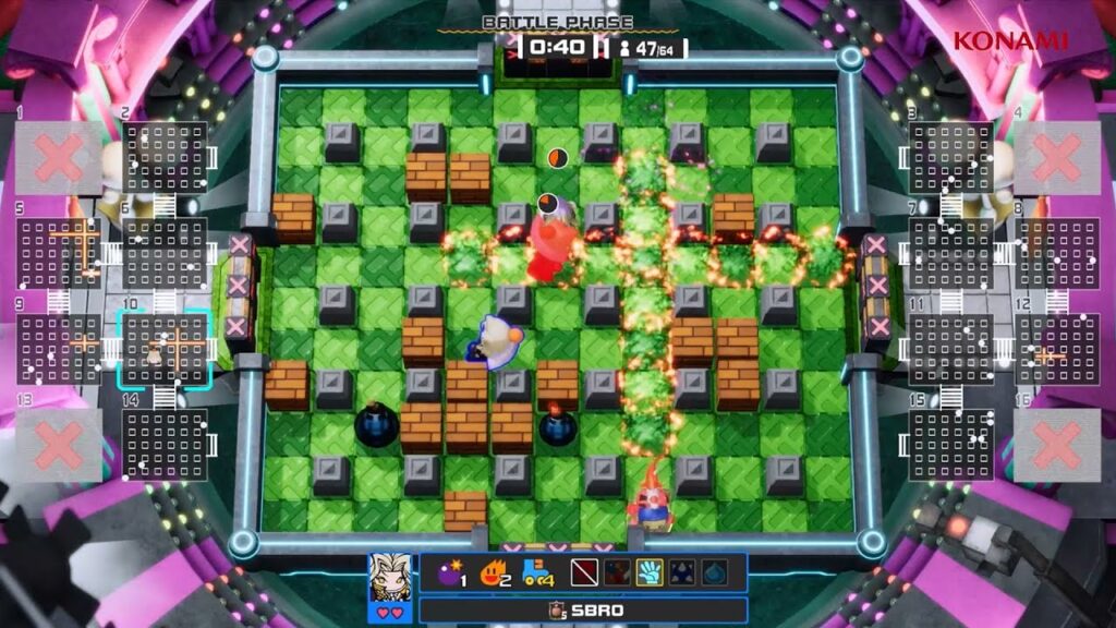 One of many Super Bomberman R Online arenas to work through 