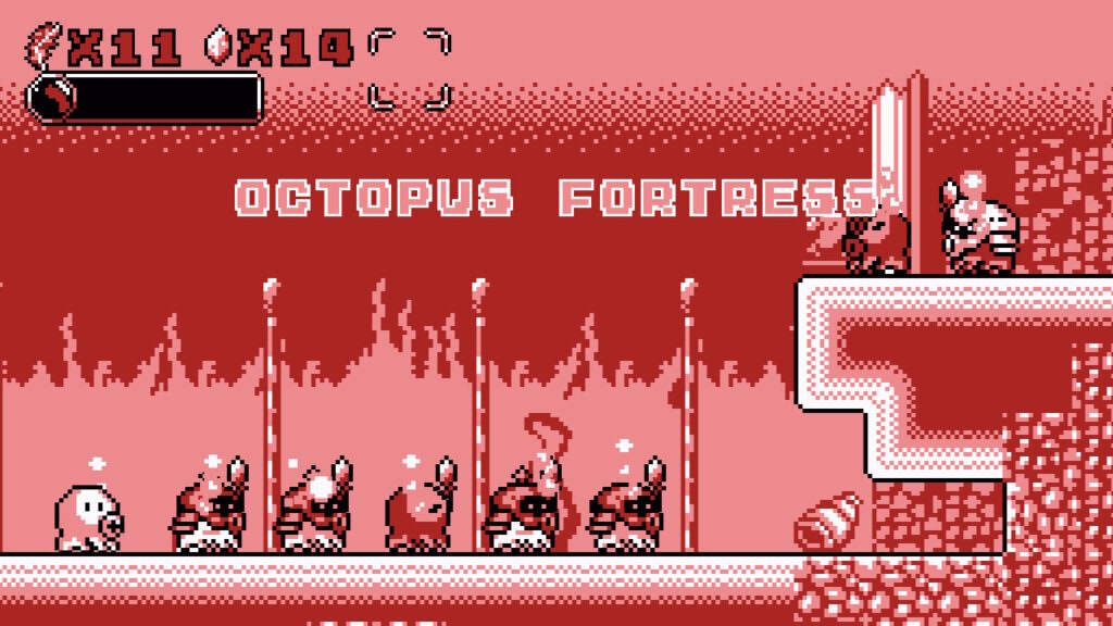 Armed octopuses in Save me Mr Tako