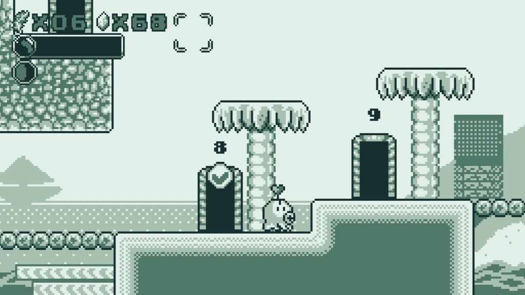 The level selection screen in Save me Mr Tako