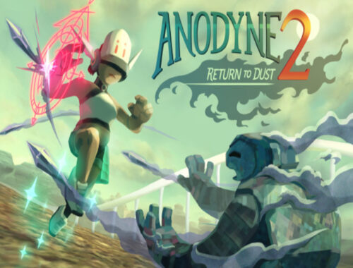 Key art for the game showing two characters in battle and the game logo.