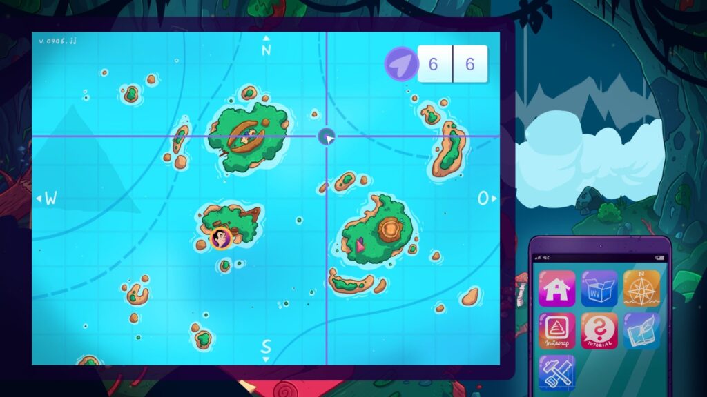 Leisure Suit Larry: Wet Dreams Dry Twice screenshot showing a world map featuring a selection of islands