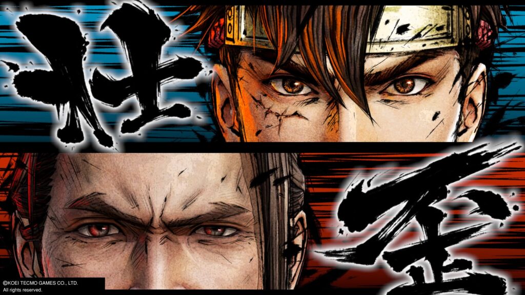 the faces of two characters on the same team