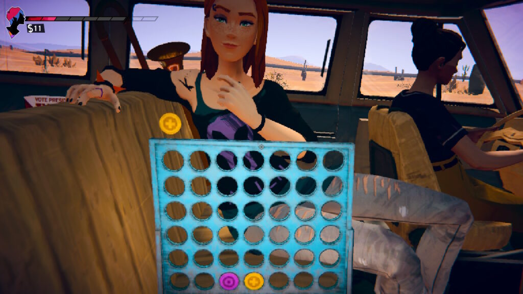 A game of connect 4