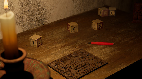 A set of dice, a pencil, a candle and an ouija board all sit on a table.

Horror Story: Hallowseed Early Access Review on PC