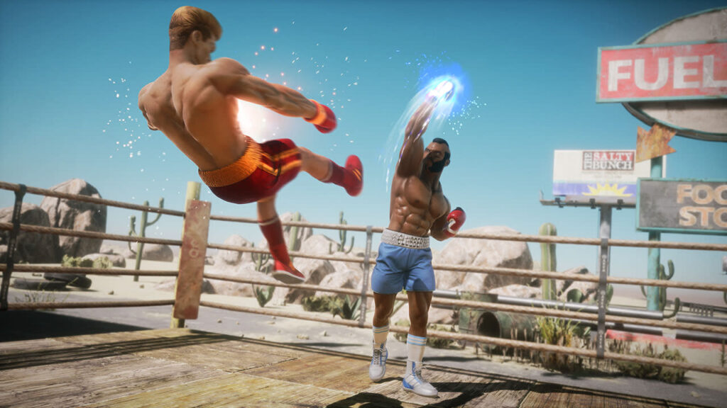 Clubber Lang sends his opponent flying
