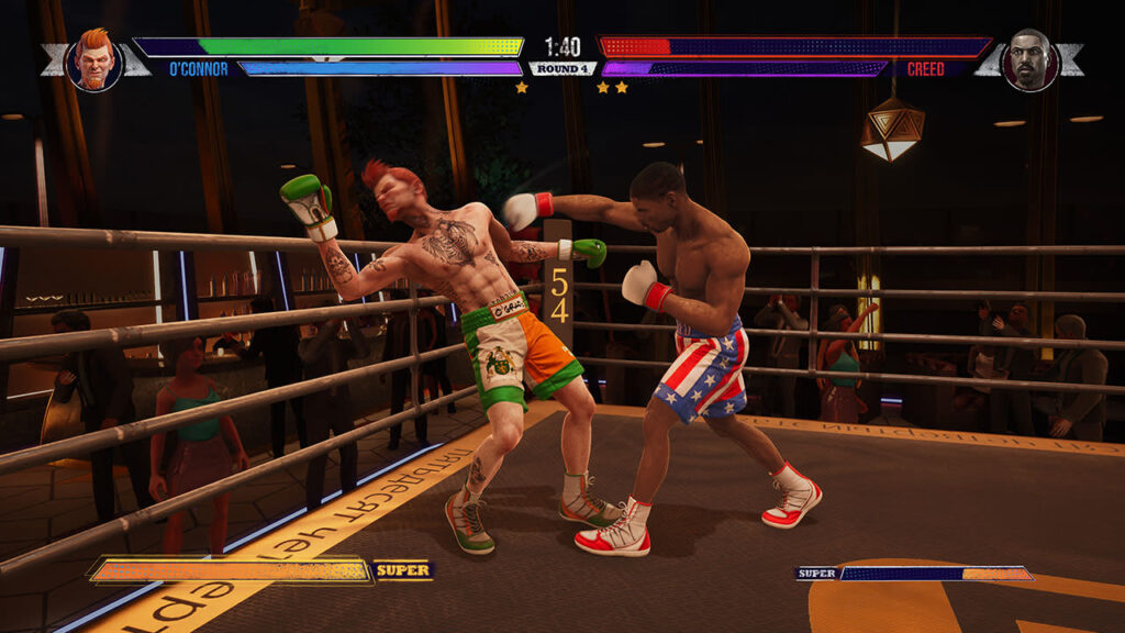 Apollo Creed's son working the face of this opponent