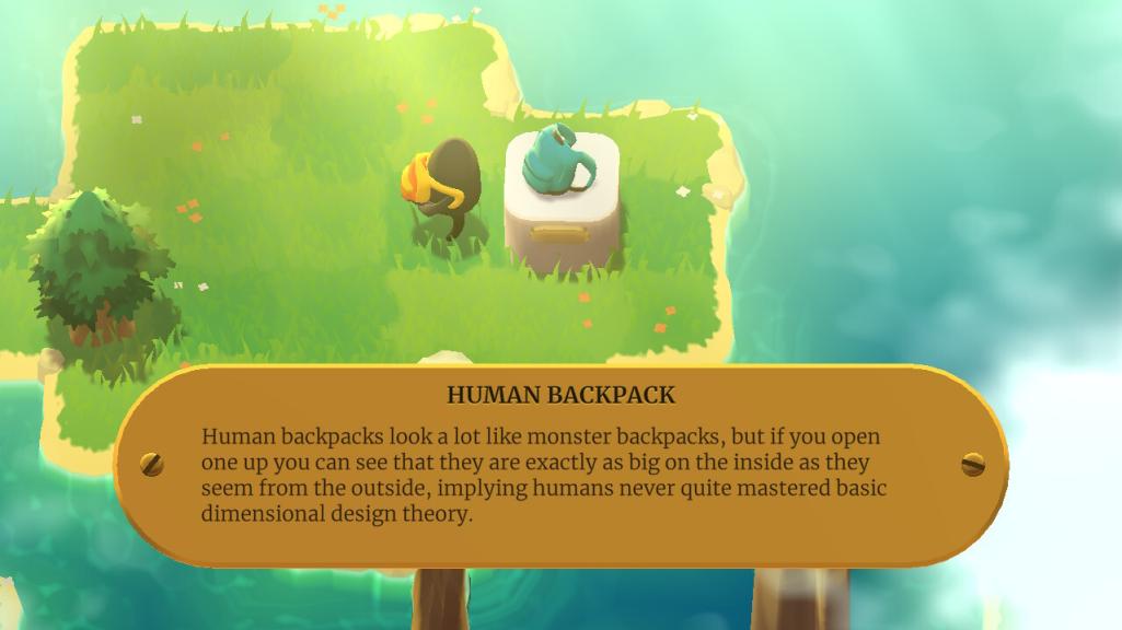 TEXT : "Human Backpacks look a lot like monster backpacks"
