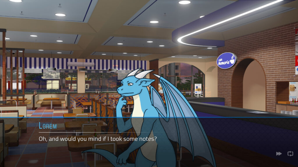 Lorem, the local reporter wants to ask some questions.