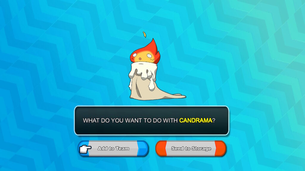 Screen showing Candrama showing that it has just been captured