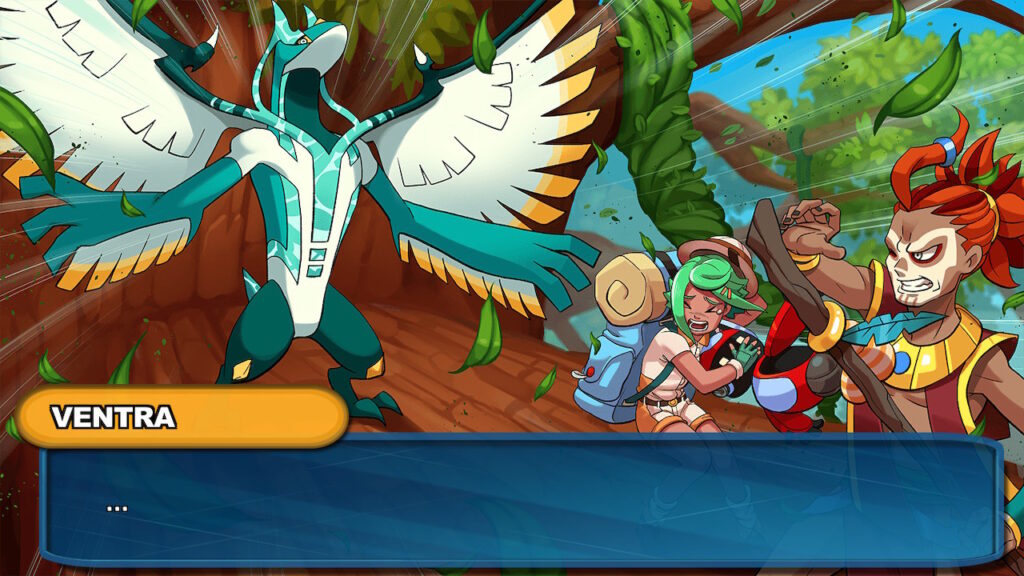 Ventra blows away her foes