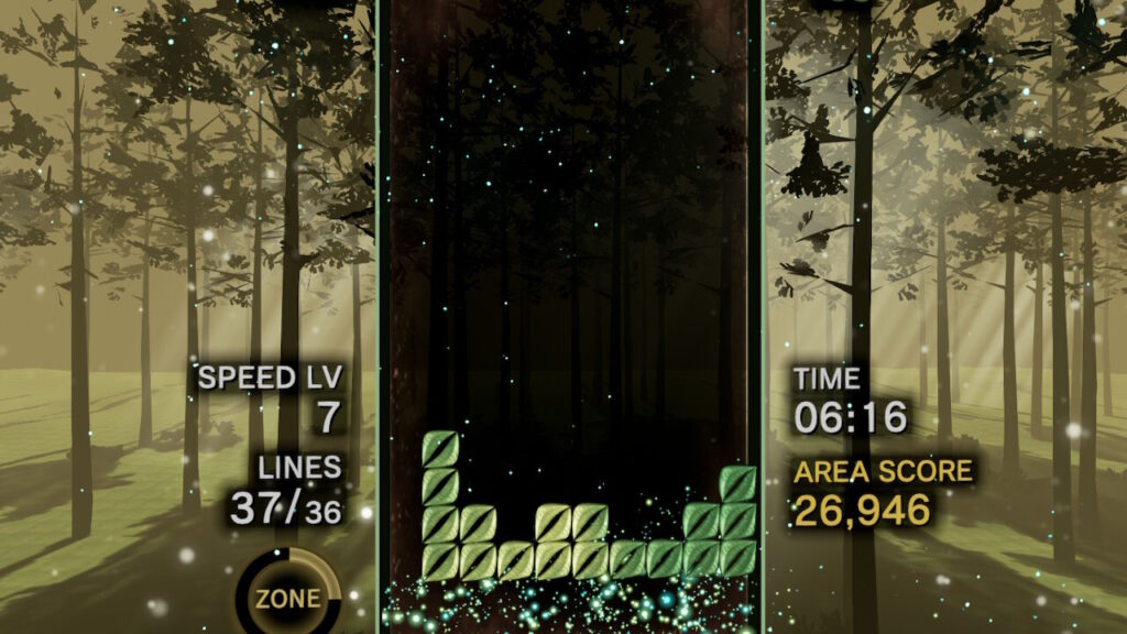 The forest of Tetris Effect: Connected.