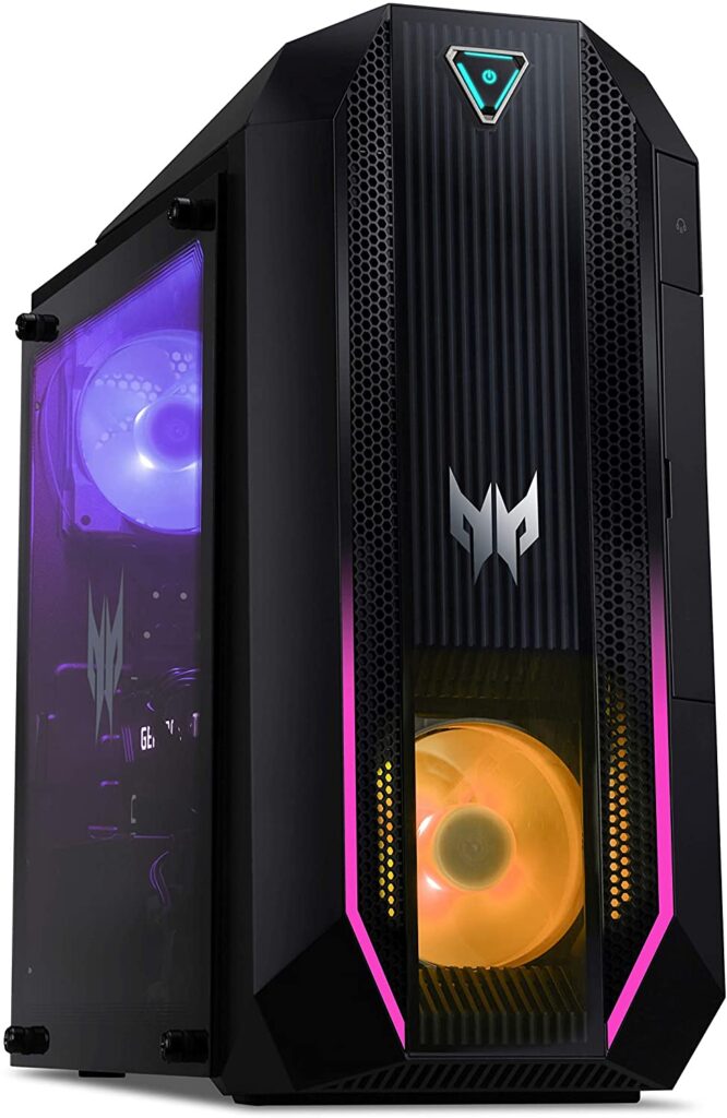 Colour display inside the ACER Predator Orion 3000