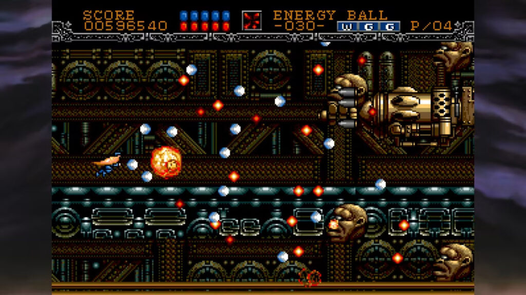 Creepy enemy design as Wor navigates through another deadly level