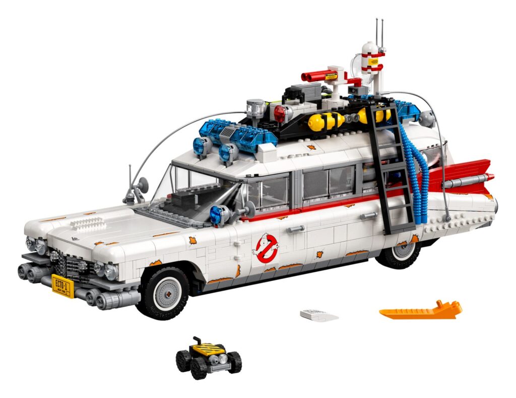 A lego Ecto-1 Car