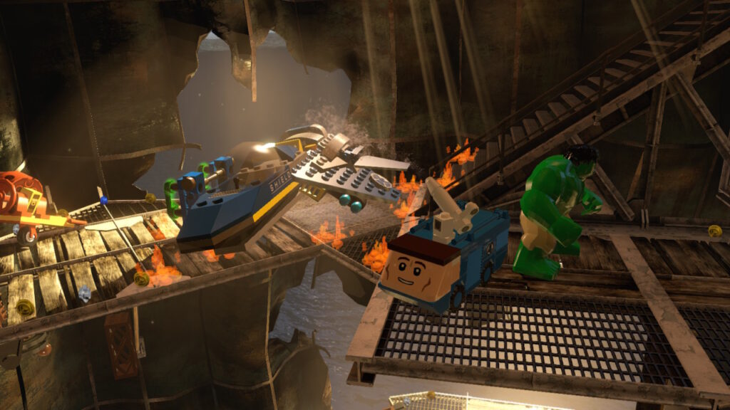 Mr Fantastic has transformed into a fire truck to save the day