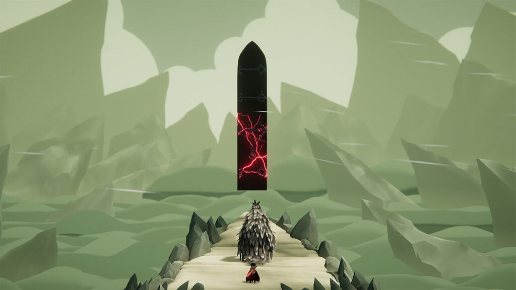 Death's Door - Making The Switch Review - Two crows standing in front of large door which is cracked