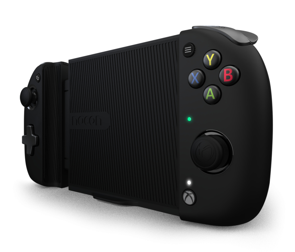 The MG-X. This is a phone holder with coloured xbox-style buttons.