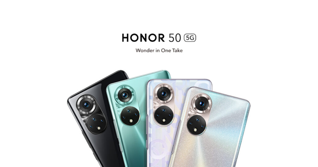 Text HONOR 50 : Wonder in One Take