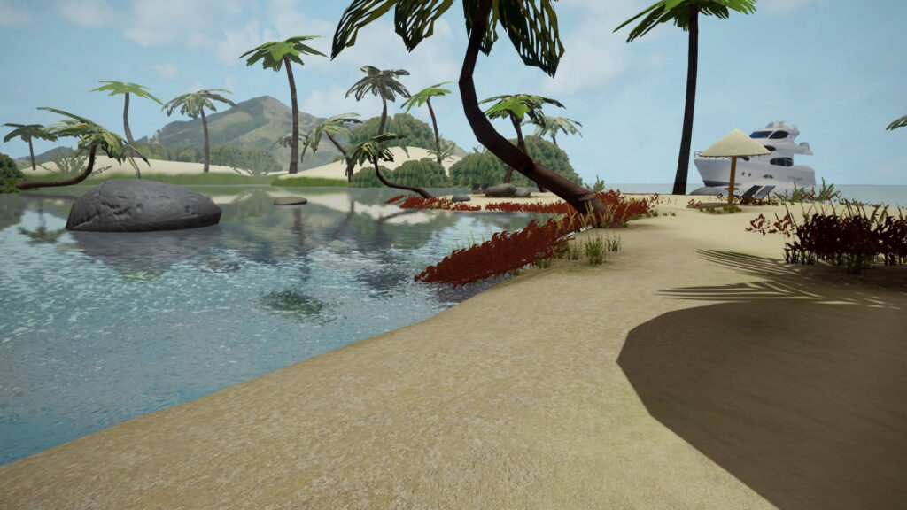 One of the many fishing spots; a beautiful beach in the summer time