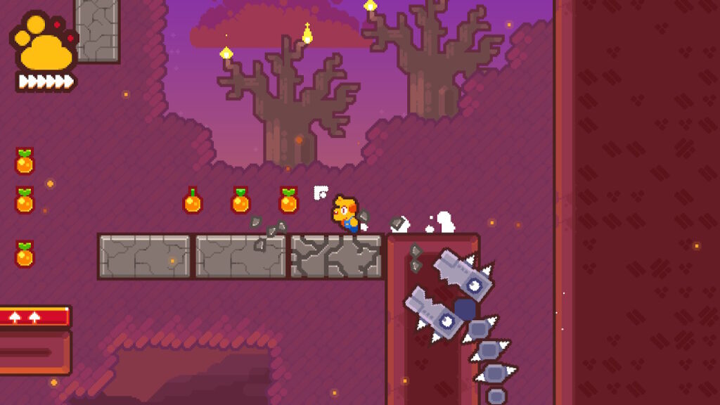 The dog is running away from the robot snake