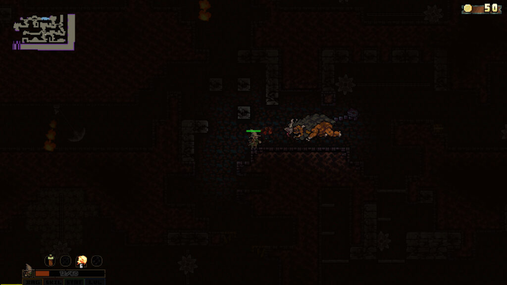 Vagante Screenshot - unknown monster leaping at the players character