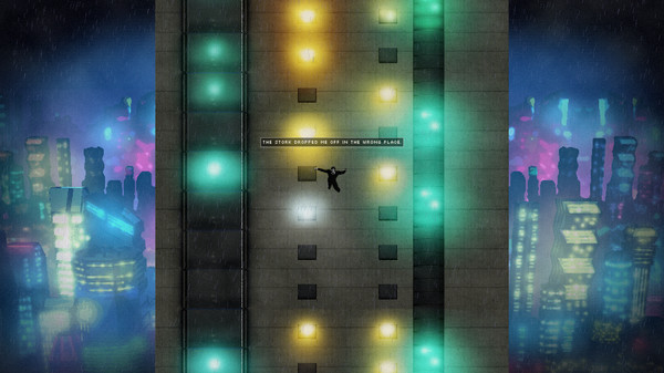 Leo appears to be falling from a block window. His fate is unknown.