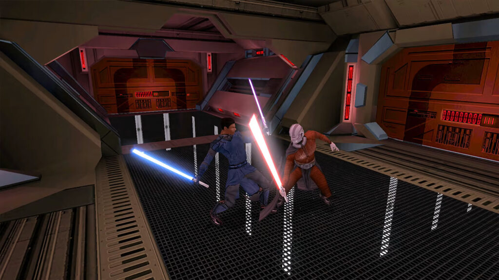 Fun, albeit random, lightsaber combat