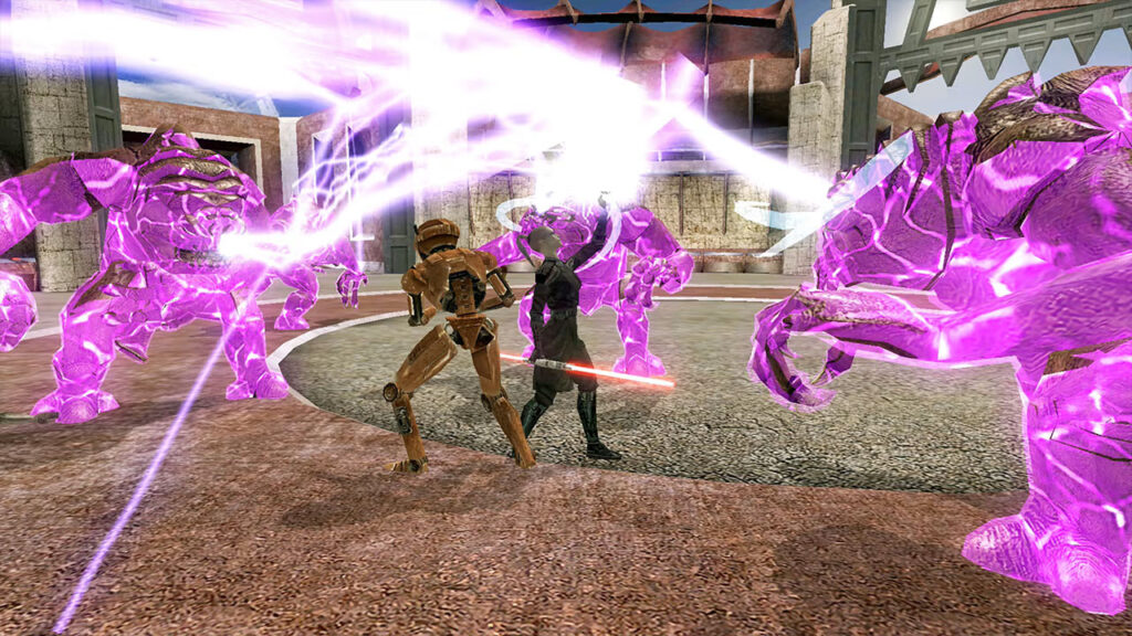 Clunky combat can be fun with things workout your way.