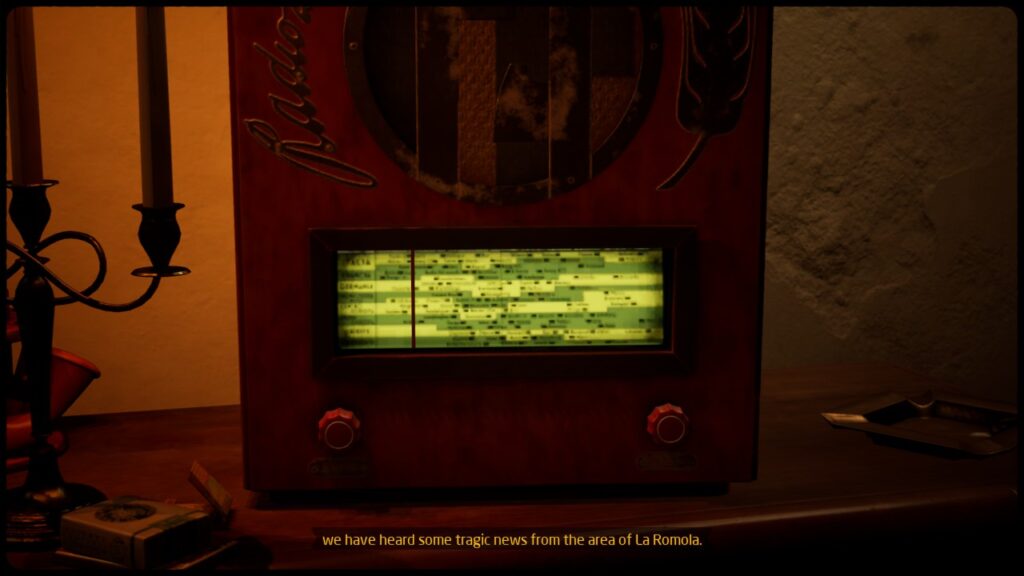 An old-fashioned wireless