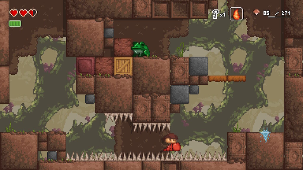 mushroom riding on a worm to get to a geyser