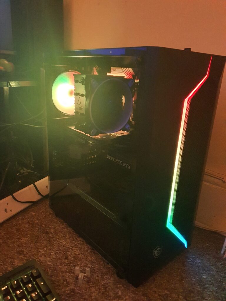Wired2Fire Pheonix Intel - MAG VAMPIRIC 100R case with internal mechanics on show