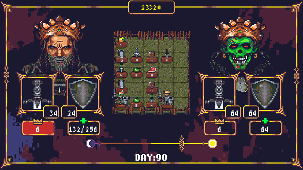 Fighting zombie style royalty