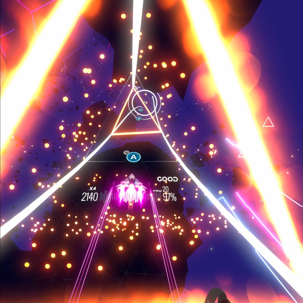 Initiating a Boost sets the stage ablaze with fireworks.
