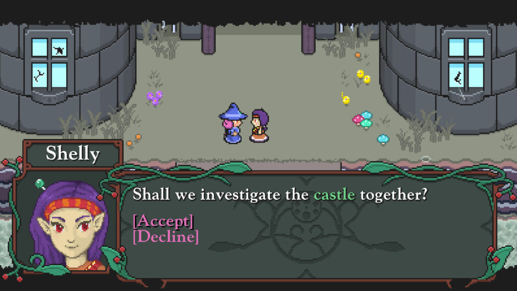 Trigger Witch has some entertaining Interactions.