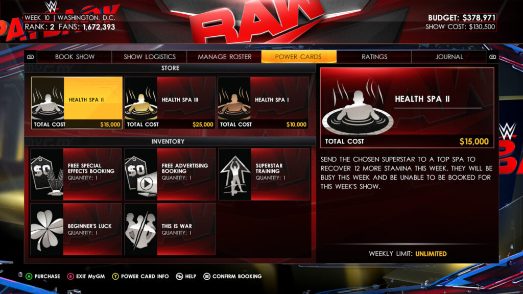WWE 2K22 Power Cards