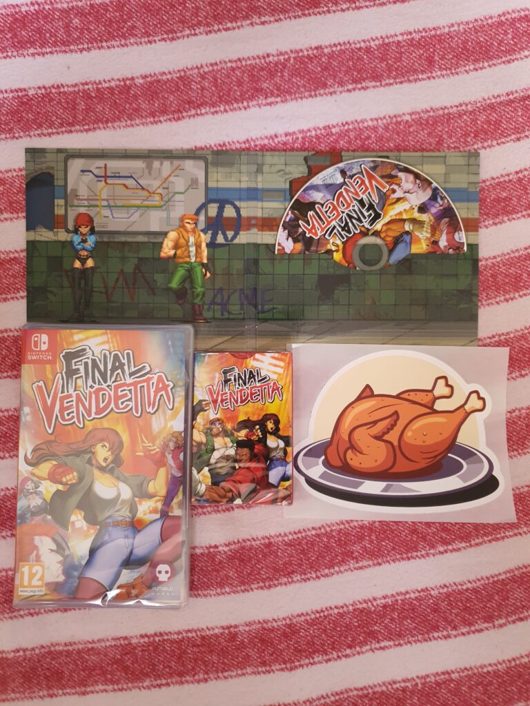 Final Vendetta - Nintendo Switch Collectors Edition Content