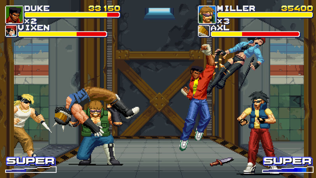 Final Vendetta - Duke and Miller elevator fight