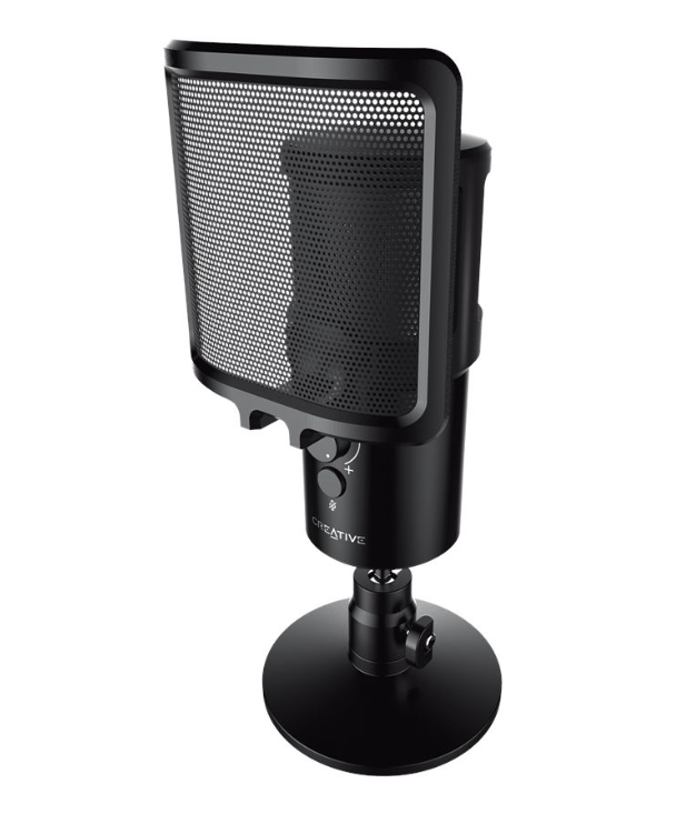 A side angle of the microphone
