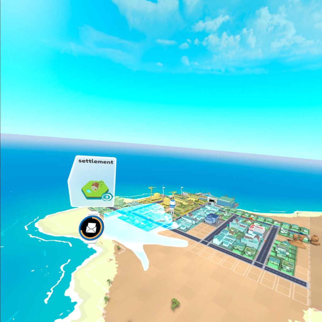 Building a settlement in Little Cities