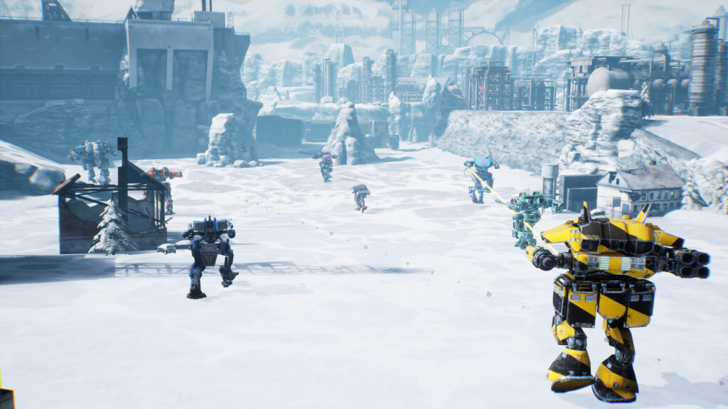 Battlefields are expansive and contain many routes to objectives.