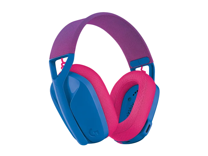 a diagonal view of the headset showing inside the earpieces and out